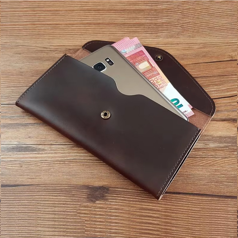 Women Bags Ck - Кожаный кошелек-клатч ручной работы с индивидуальной
