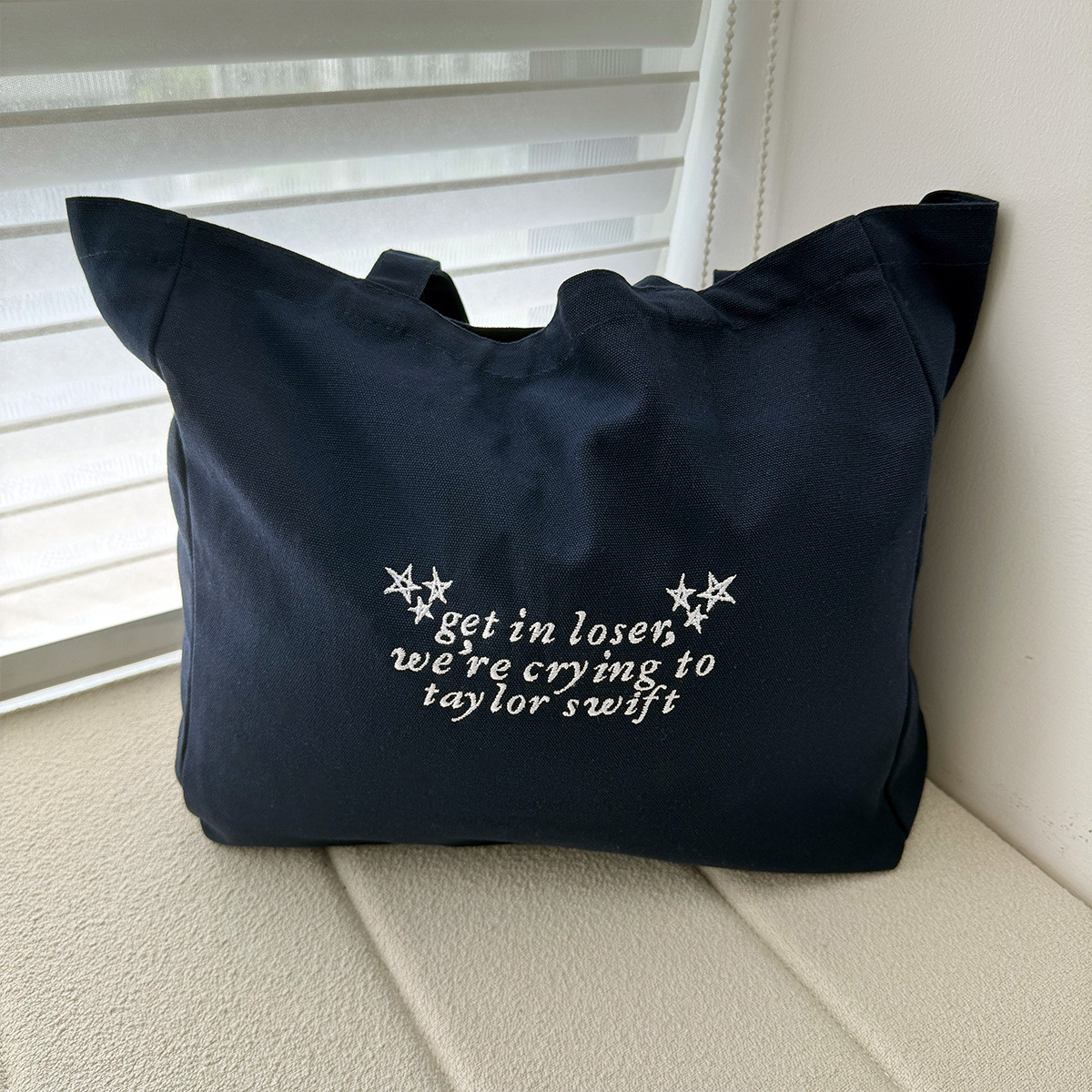 Women Bags Ck - Американские винтажные стильные хлопковые холщовые сумки-тоут