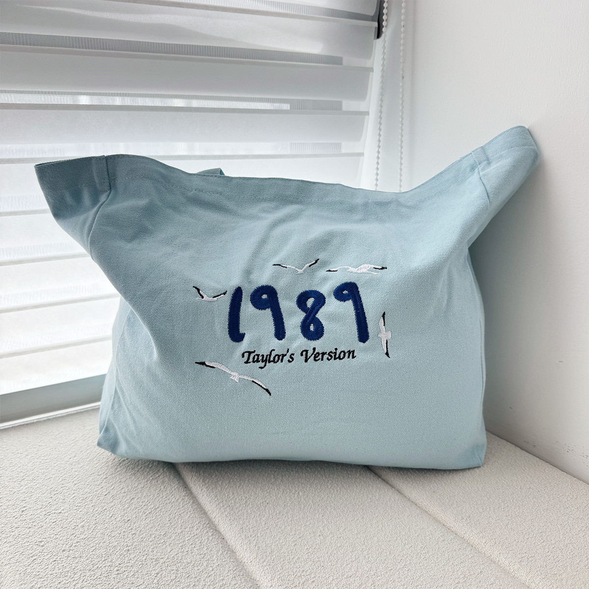 Women Bags Ck - Женская Холщовая Сумка-тоут с вышивкой, в