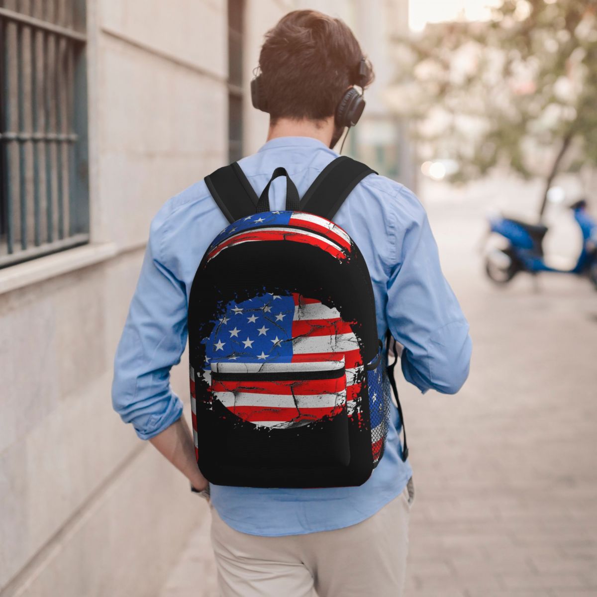 Women Bags Usa - Рюкзак с американским флагом для мальчиков